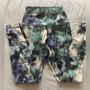 lululemon tie dye leggings size 2